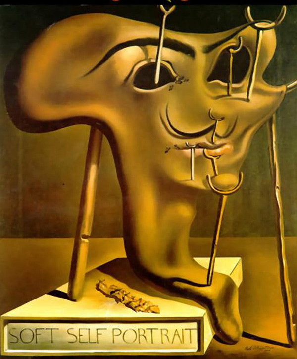 Salvador Dalí - Autorretrato Blando con Bacon Frito (1941)